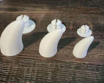 3D Printed Fursuit Claw Sets, Long
