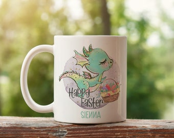 Personalised Easter Mug, Childrens Personalised Easter Gift, Easter Gift For Girls, Easter Cup, Personalised Gift, Easter Cup