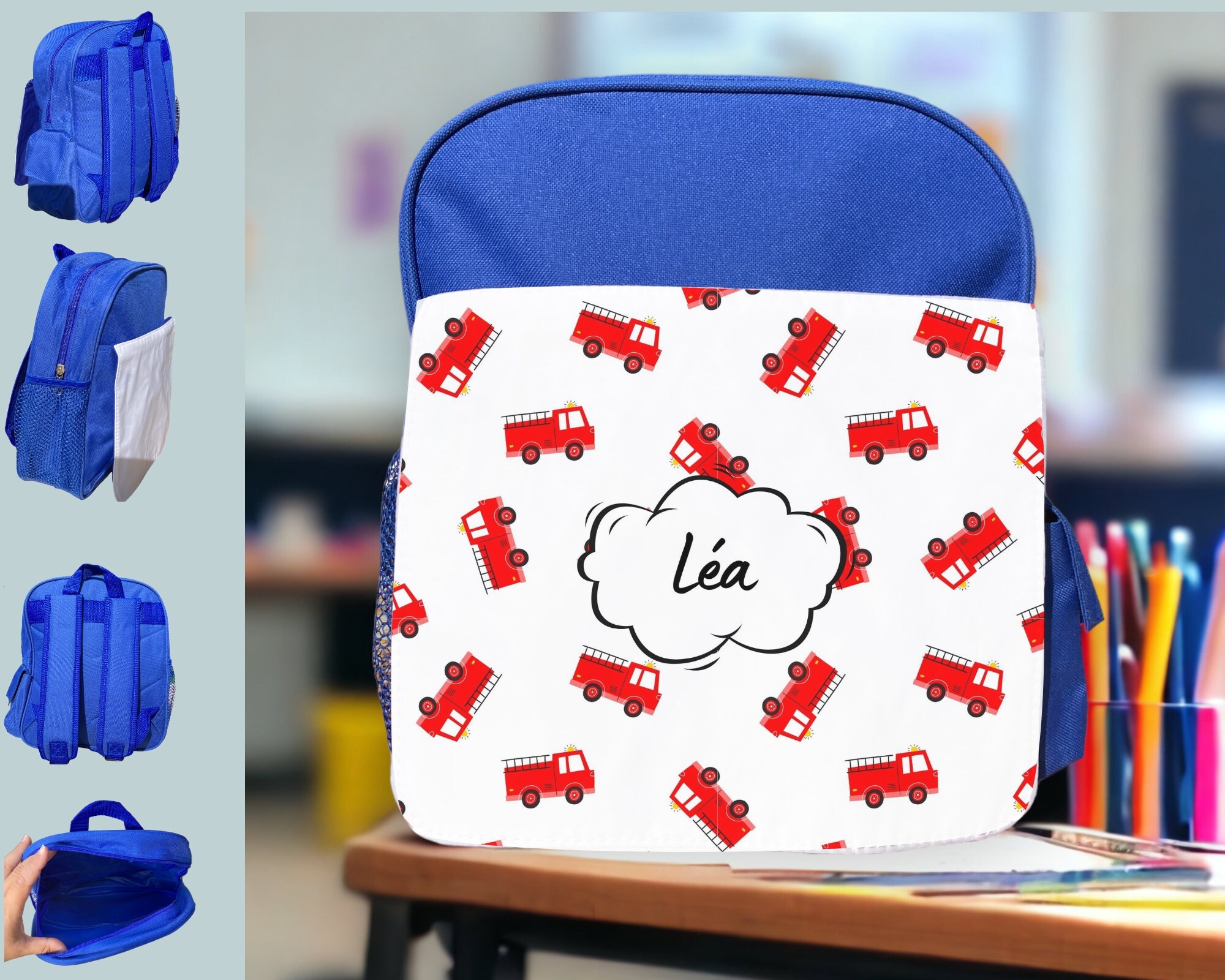 Cartable pompier Etsy France