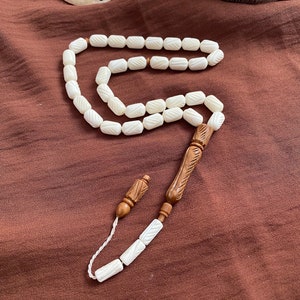 exclusive handcrafted camel bone tasbeh 33beads prayer beads muslim gift misbaha handmade pray