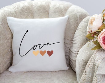 Love Pillow Cover, Pillow Cover Valentine's Day, Valentine Home Decor, Valentine Pillows Cover For Gift, Heart Pillow, Love Pillow Gift