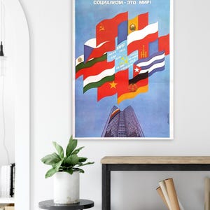 Socialism is Peace! – Comecon Poster (1986)