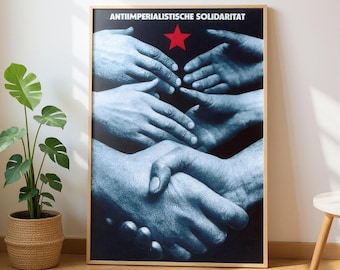 東ドイツのプロパガンダポスター「SED社会主義統一党」 - Etsy 日本