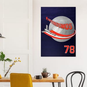 Interkosmos 78 – Reimpressão do pôster espacial polonês (1978)