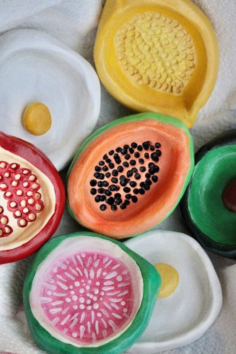 Coupelles fruits en argile image 1