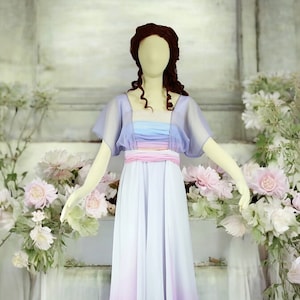 Rose Dewitt Bukater Kleid: Ombre Chiffon Titanic Kleid