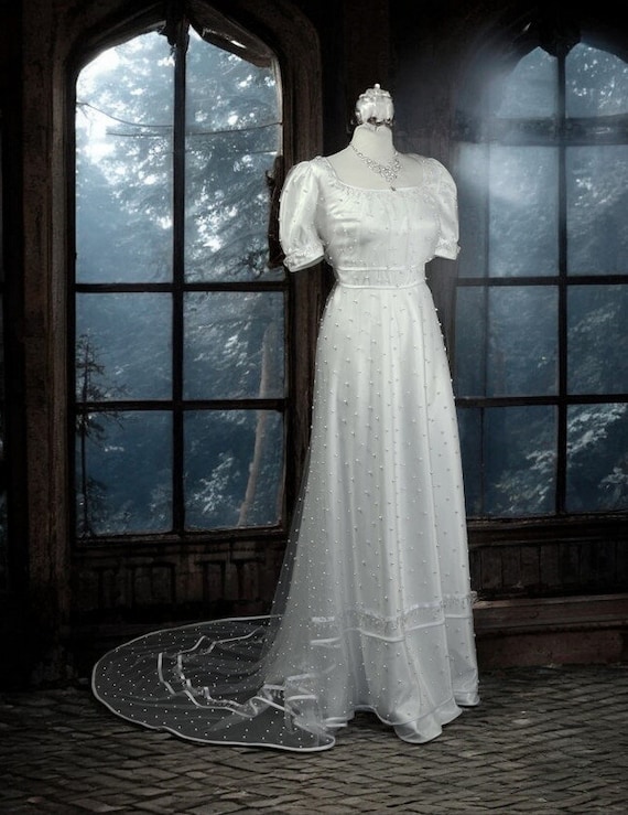 Audrey Hepburn War and Peace Regency Dress Movie Replica