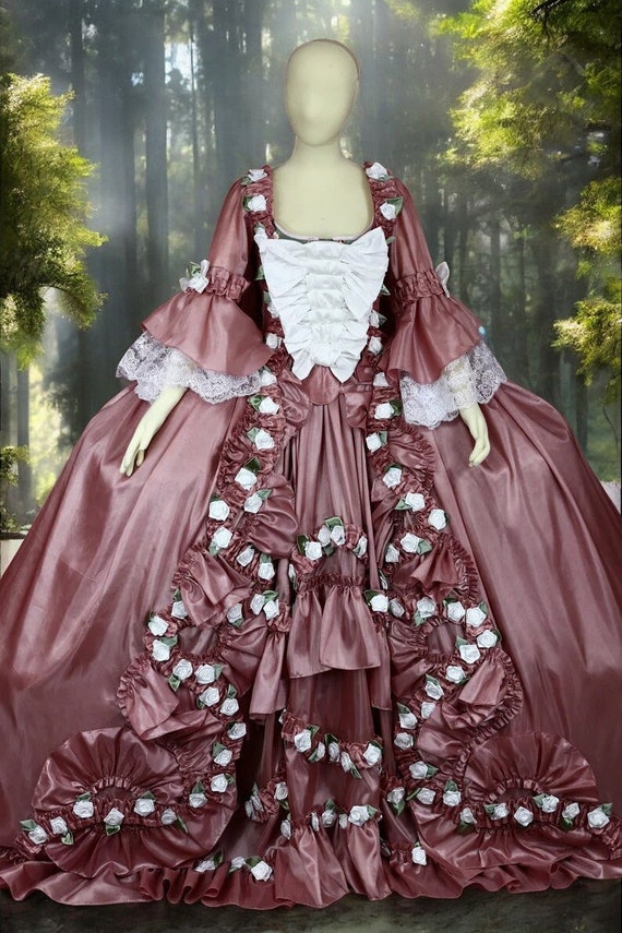 Handmade Robe a La Francaise: 18th Century Marie Antoinette