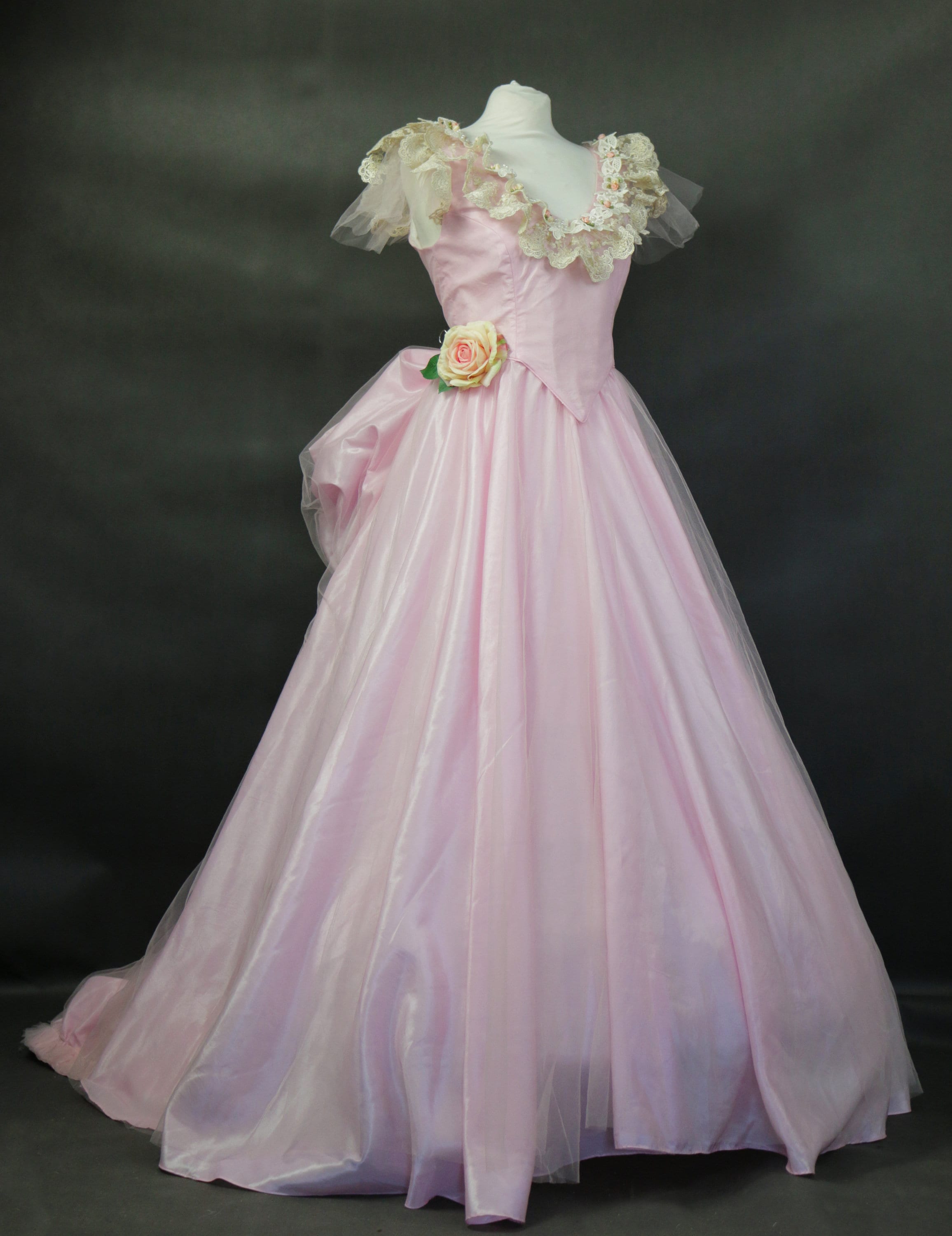 Christine Daaé Phantom of the Opera Pink Dress Gown Victorian Costume ...