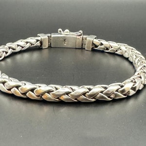 Handmade Sterling Silver Bracelet , Gift , Jewelry For Him