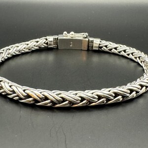 Handmade Sterling Silver Bracelet , Gift , Jewelry For Him
