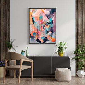 DIGITAL DOWNALOAD: Bold and Colourful Wall Art Printable for wall decor