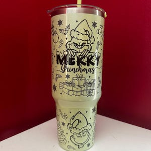 The Grinch Iridescent 40 oz Stainless Steel Tumbler
