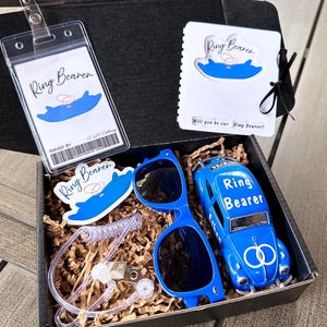 Ring Bearer Proposal, Ring Bearer Box, Personalized, Ring Bearer Sunglasses, Custom, Ring Security Gift, Ring Bearer Gift, Ring Security Box