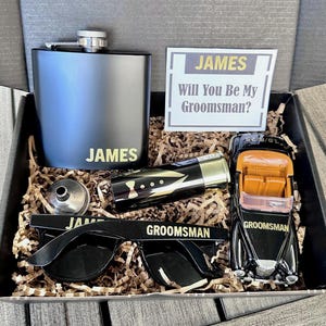 Groomsmen Gift Box, Best Man Proposal, Groomsman Box, Personalized, Custom Groomsman Proposal Box, Best Man Gift Box, Groomsman Gift Set