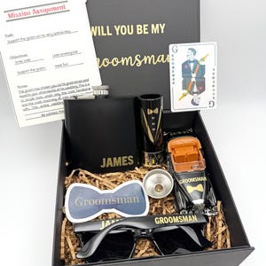 Groomsman Box, Groomsmen Boxes, Best Man Gift Box, Best Man Proposal, Father Of the Groom, Groomsmen Gifts, Groomsmen Boxes, Personalized