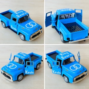 Ring Security Box, Ring Bearer Gift, Ring Bearer Truck, Page Boy, Groomsmen Gift, Proposal Box, Personalized, Toy Car, Ring Dude, Wedding