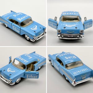 Personalized Ring Bearer Proposal Gift, Ring Bearer Toy Car, Ring Bearer Box, Flower Boy, Ring Security, Ring Dude, Wedding Boy Gift, Blue