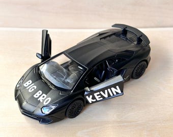 Baby Shower, Big Bro, Big Brother Gift, Toy Car, Birth Announcement, Baby Announcement, Big Brother Gift, Personalized Baby Reveal Gift