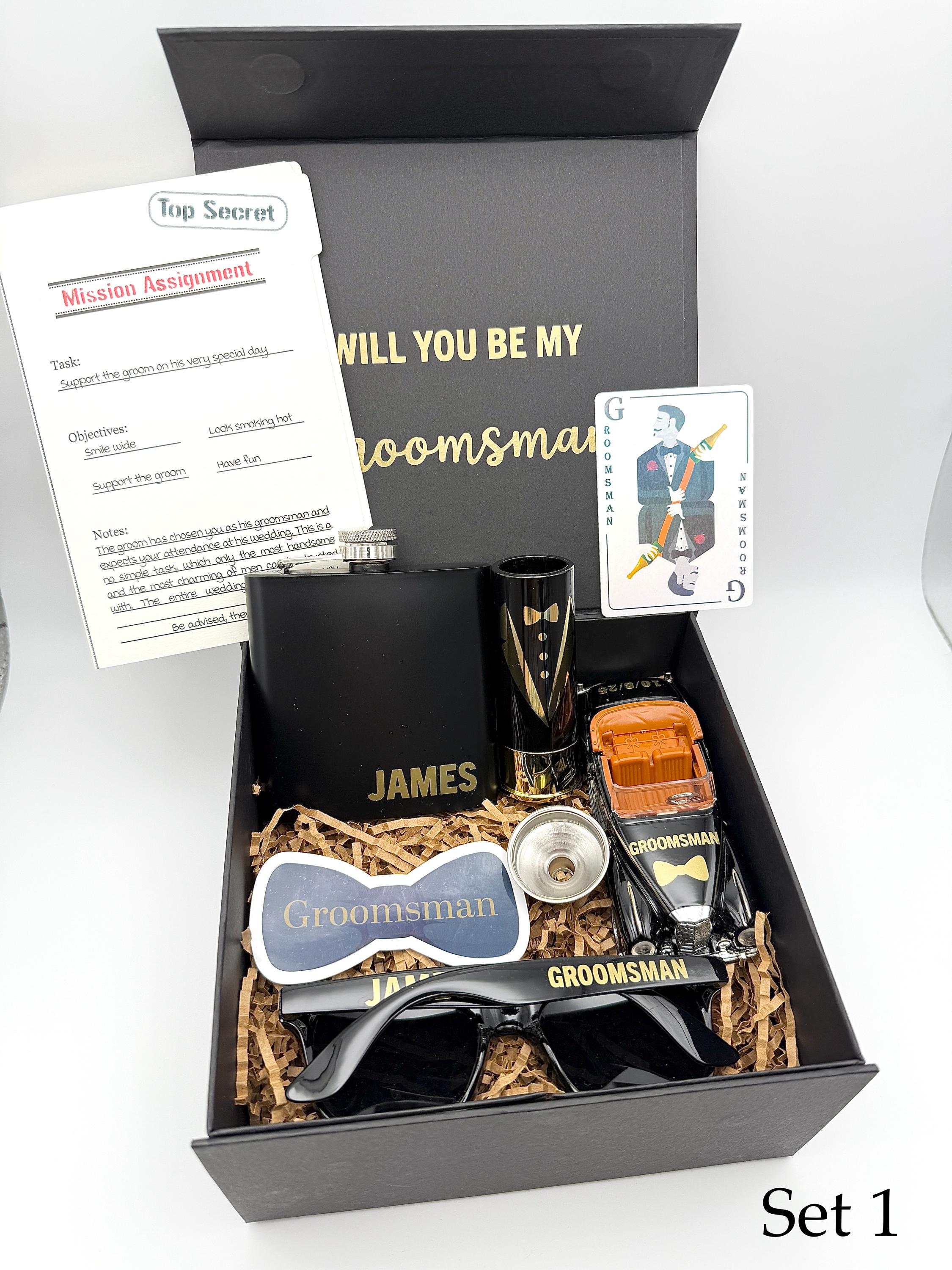 Groomsman Box, Groomsmen Boxes, Best Man Gift Box, Best Man Proposal, Father Of the Groom, Groomsmen Gifts, Groomsmen Boxes, Personalized