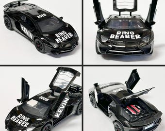 Ring Bearer Car, Personalized Proposal Gift For Ring Bearer, Ring Security Gift, Wedding Boy Toy, Customized Gift For Ring Bearer, Ring Dude