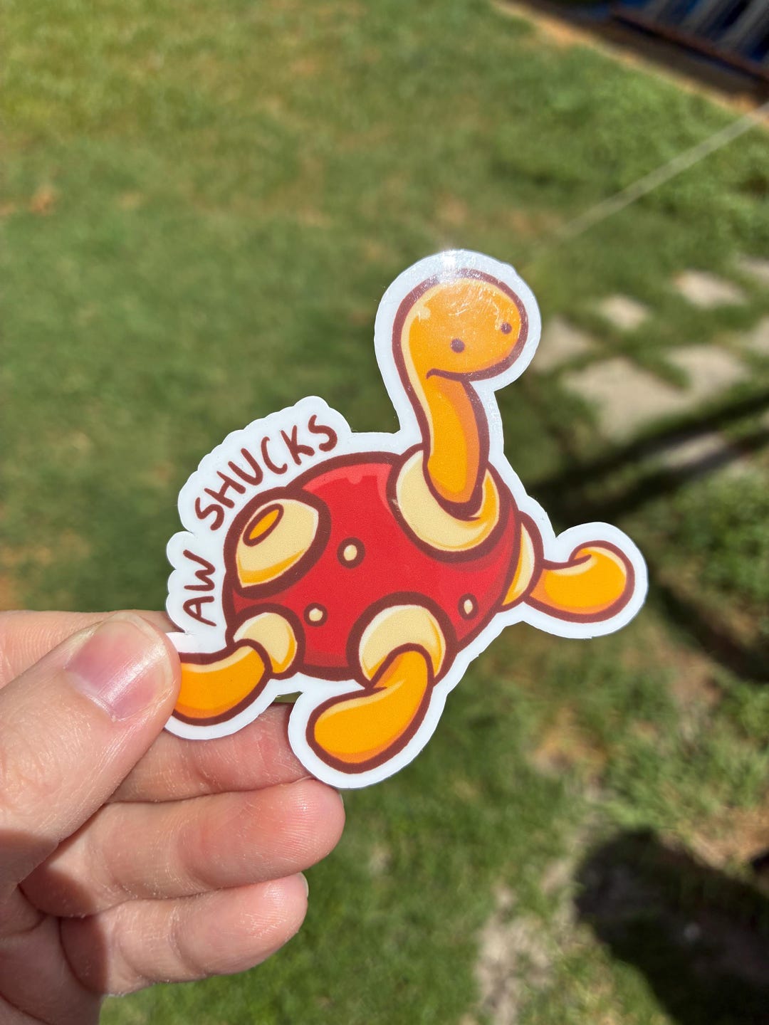 Aw Shucks Shuckle 3 X 3 Inch Sticker - Etsy
