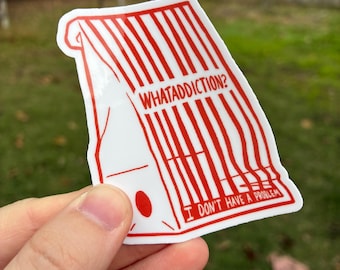 Whataburger Inspired 3 x 3 Inch Sticker
