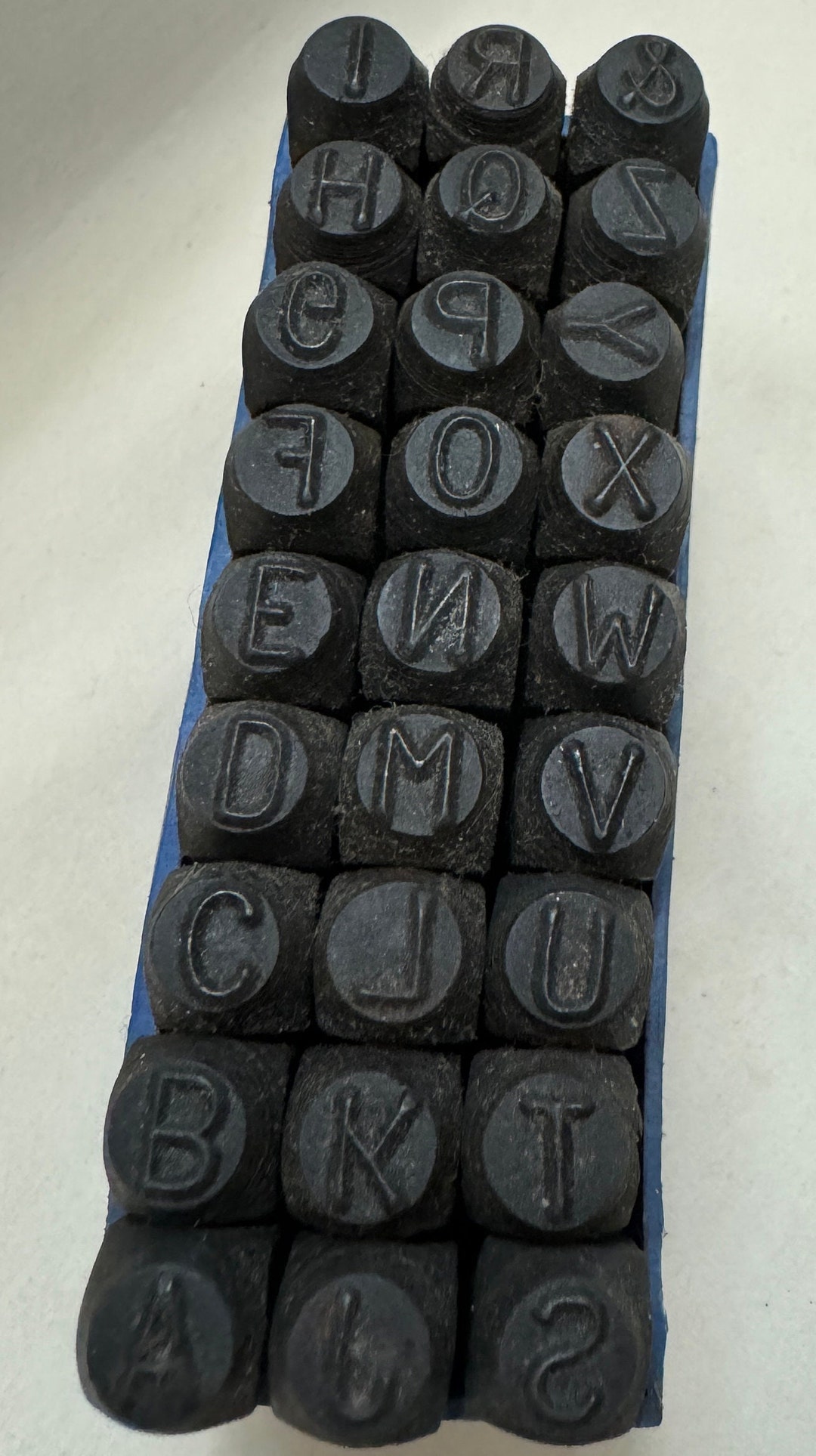 1/4 Steel Letter Stamps for Leather or Sterling Sheet - Etsy