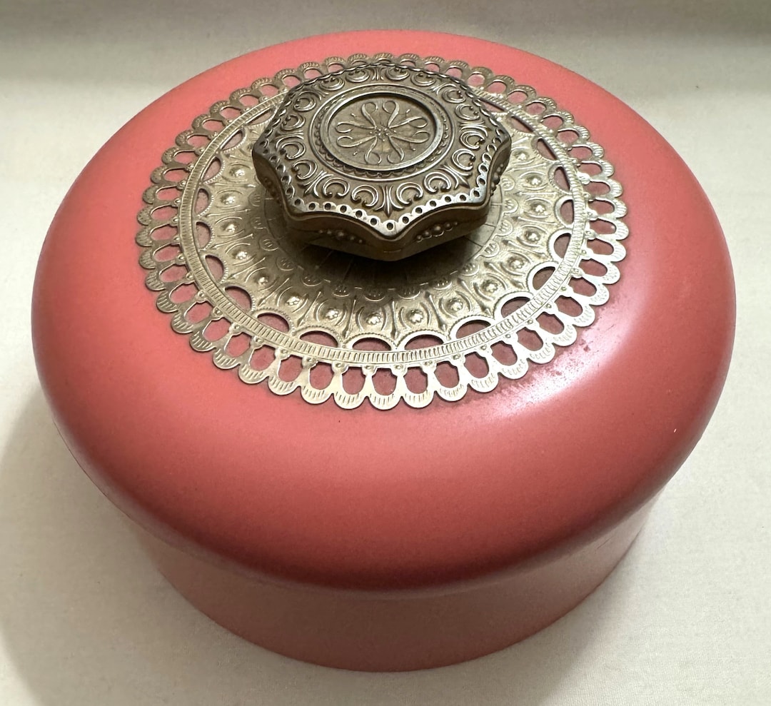 Avon Powder Puff, Pink, Vanity, Powder Puff, Boudoir