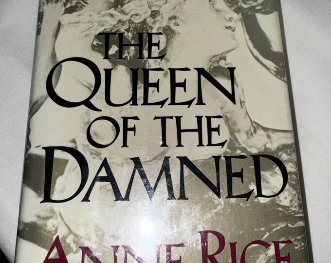 Signed, First Edition, Anne Rice, Queen of the Damned, Third Book in ...