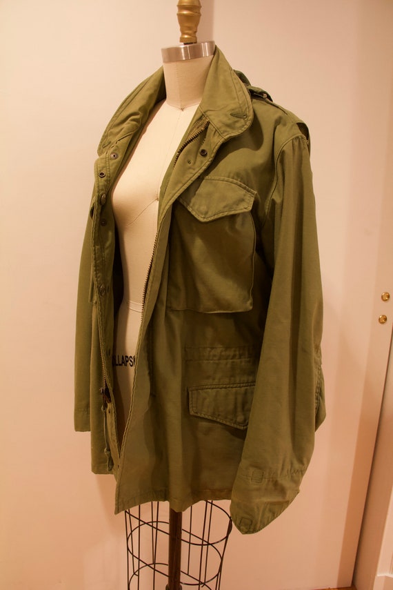 Vintage Army Green Unisex Military Jacket