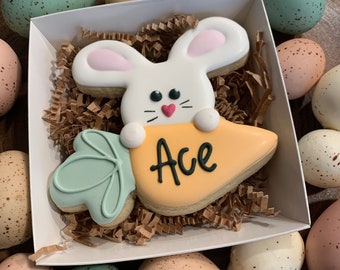 custom bunny cookie
