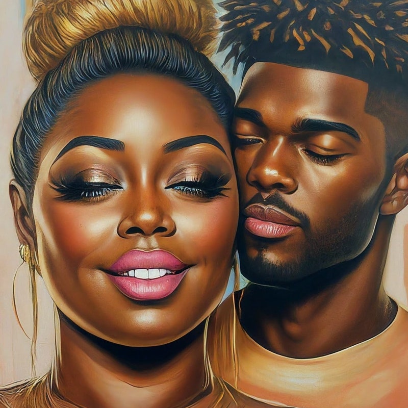 Black Love Art - Etsy