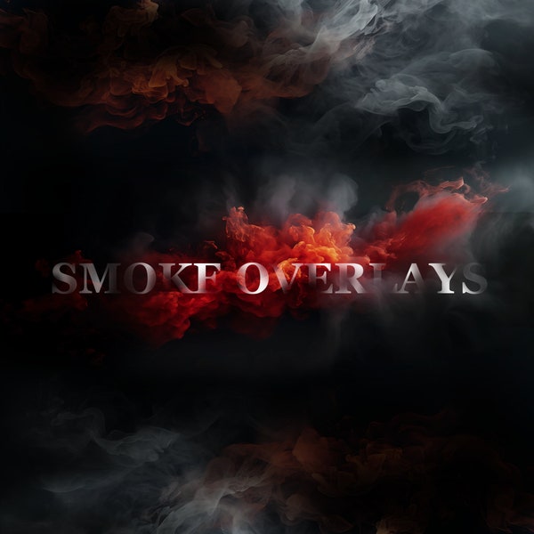 150 4k Smoke Overlays Mega Bundle - Verbessern Sie Ihre Bearbeitungen - Photoshop Overlays - PNG - Digital - 4K