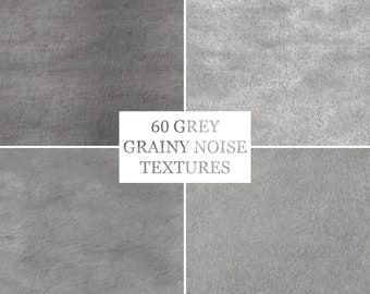 60 4K Grey Grainy Noise Seamless Textures - Digital - Wallpaper - Background