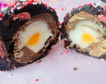 Brownie chocolate scotch egg