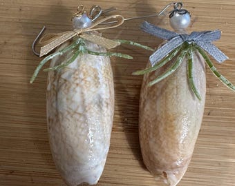 Olive Shell Beach Ornament: Coastal Tree Decor