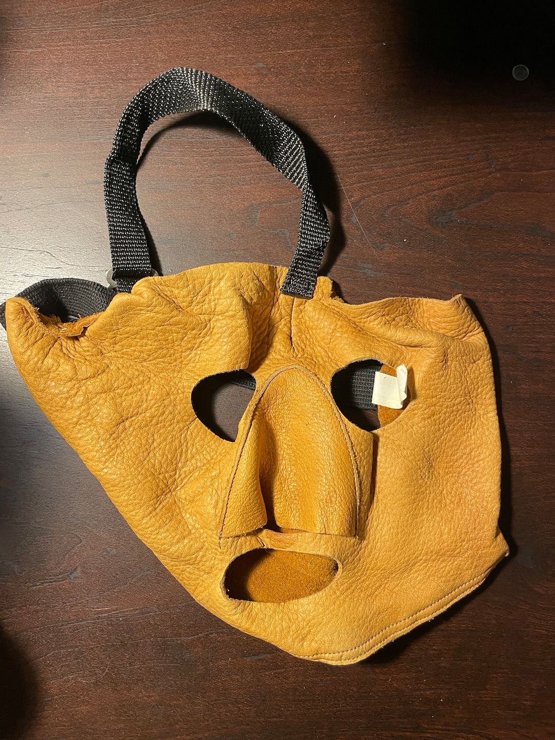 Vintage Mountaineering Face Saver Mask 100 Leather Etsy