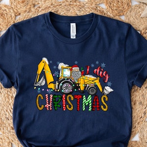 I Dig Christmas Kids Shirt: Funny Holiday Boys Sweatshirt