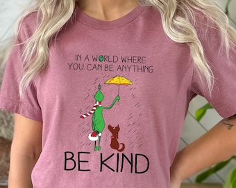 Be Kind Grinchmas Sweatshirt: Believe Christmas Hoodie
