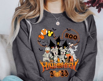 Disney Halloween 2023 Shirt, Disney Halloween Matching Shirt, Disney Family Shirt, Mickey Minnie and Friends Shirt, Disney Halloween Shirt