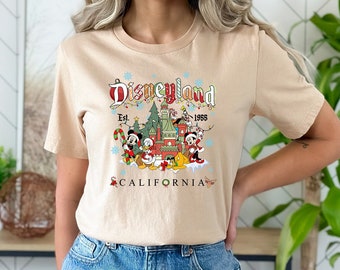 Vintage Mickey and Friends Christmas Disneyland Sweatshirt