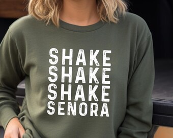 Shake Senora Halloween Sweatshirt - Women's Fall Crewneck