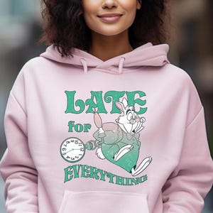 Vintage Alice In Wonderland T-shirt: White Rabbit, I&#39;M Late Tee
