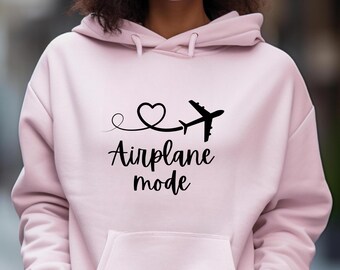 Airplane Mode Sweatshirt: Travel Vacay Crewneck
