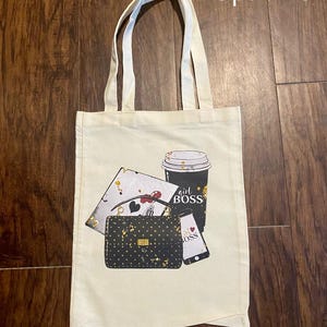 Benutzerdefinierte Canvas Tragetaschen für Mädchen und Frauen | Einzigartige Designs für jeden Anlass | Geschenkidee für ihren Geburtstag, Abschlussfeier, Muttertag