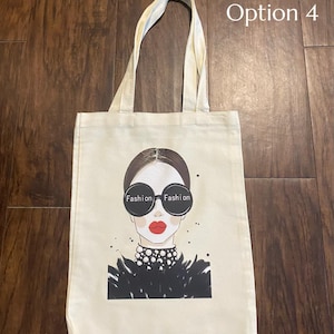 Benutzerdefinierte Canvas Tragetaschen für Mädchen und Frauen | Einzigartige Designs für jeden Anlass | Geschenkidee für ihren Geburtstag, Abschlussfeier, Muttertag