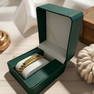 Men&#39;s Watch Link Bracelet | 18K Gold Plated | Gifts For Him | Father&#39;s Day Gift Ideas | Gift for Men | Heavy Durable Bracelet