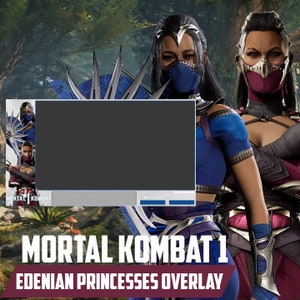 Kitana & Mileena Mortal Kombat 1 Edenian Princesses Overlay