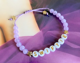 Taylor Swift Purple Swiftie Adjustable Friendship Bracelet